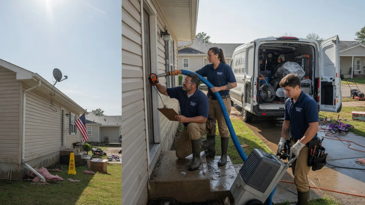 Ceiling Water Damage Restoration in Kansas City, KS near me